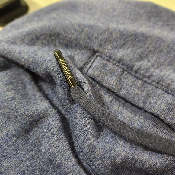 Lululemon Dance Sweatpants Heathered Blue Drawstring Waist Wide Leg Vintage - Picture 13 of 13